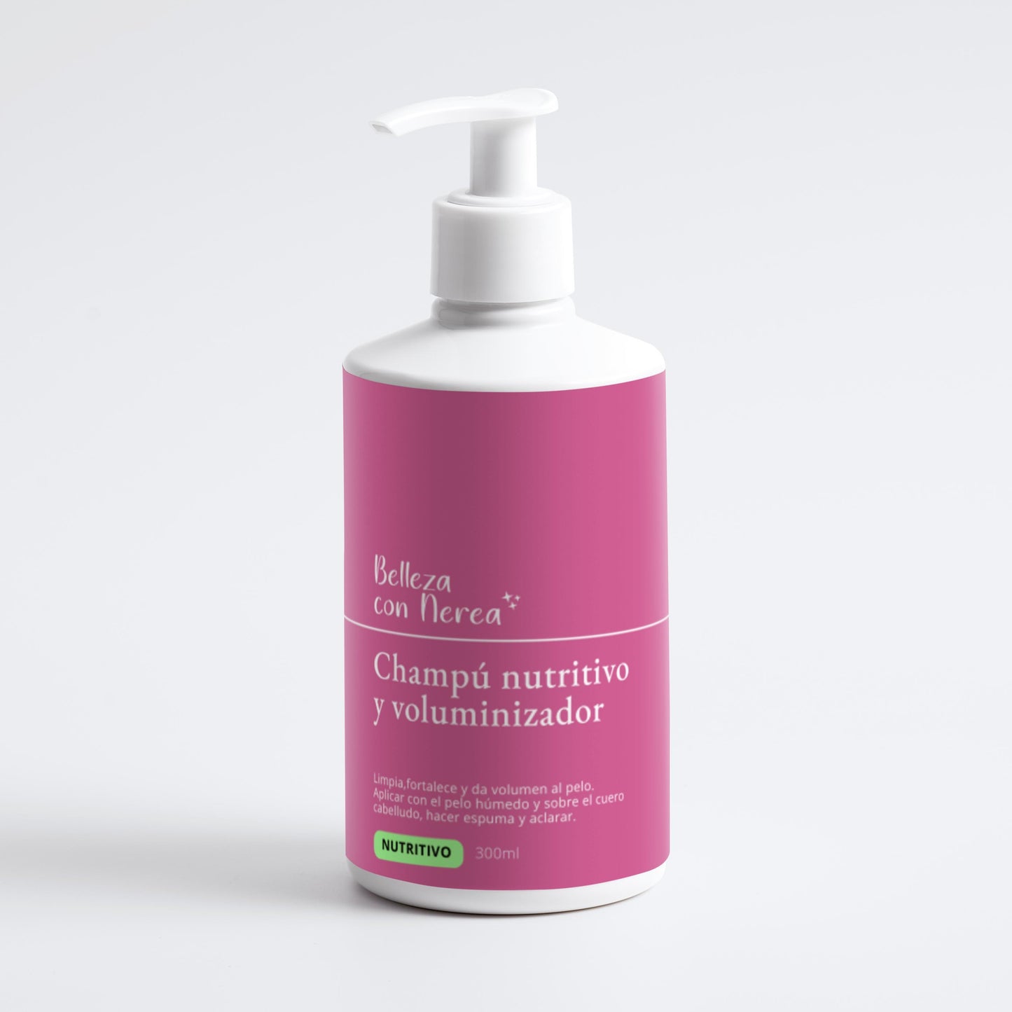 Champú nutritivo y voluminizador
