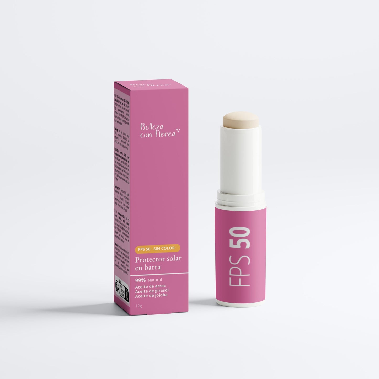 Protector solar mineral en barra FPS 50